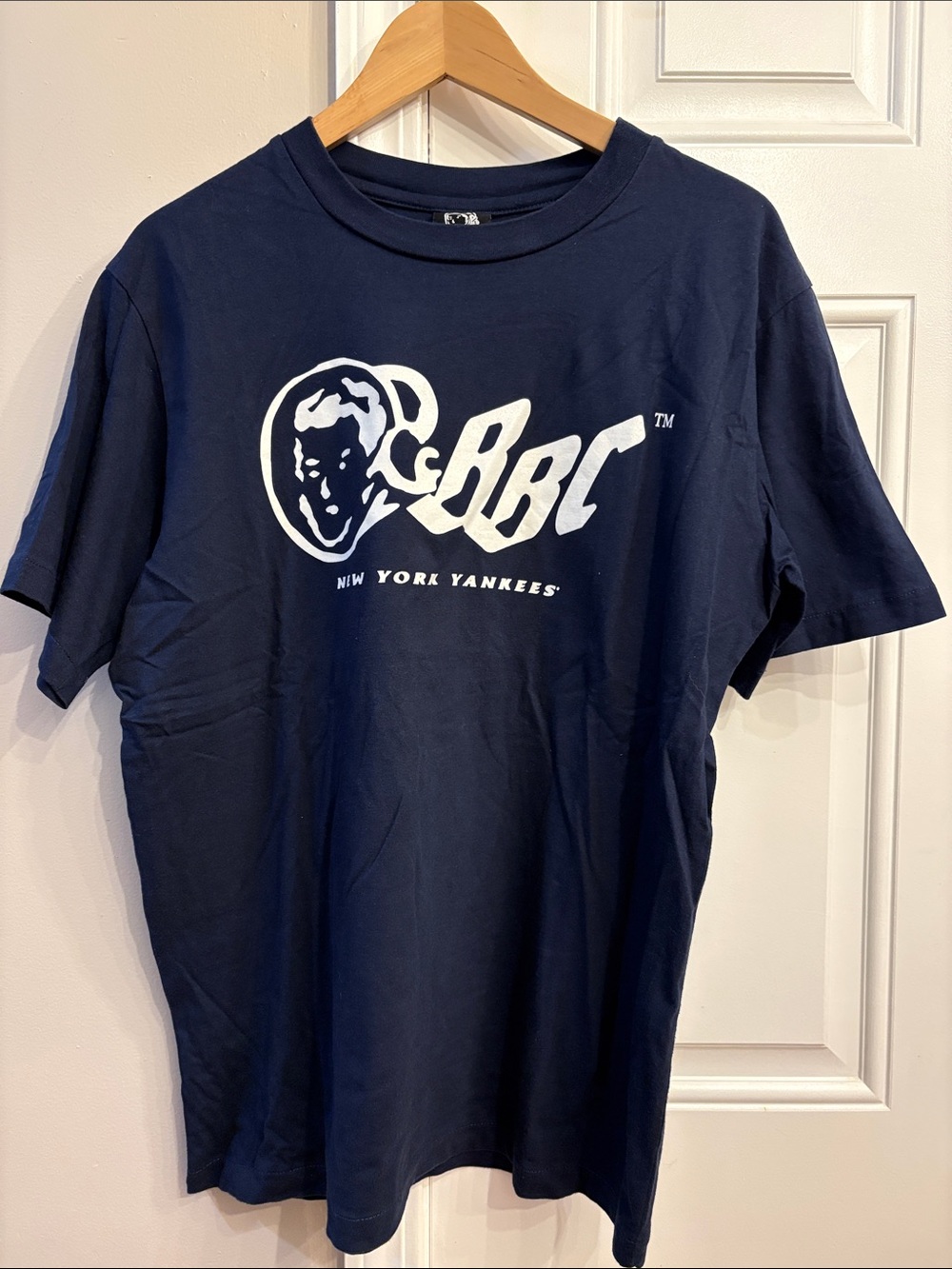 BBC x New Era New York Yankees Navy Graphic T‑Shirt